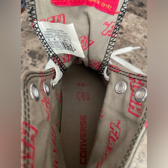 Converse Chuck Taylor All Star DC Comics THE FLASH Shoes Womens Sz 6 Mens Sz 4 - Picture 5 of 5